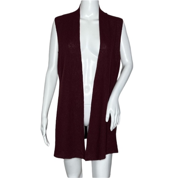 Eileen Fisher Jackets & Blazers - Eileen Fisher 100% Wool Open Front Vest